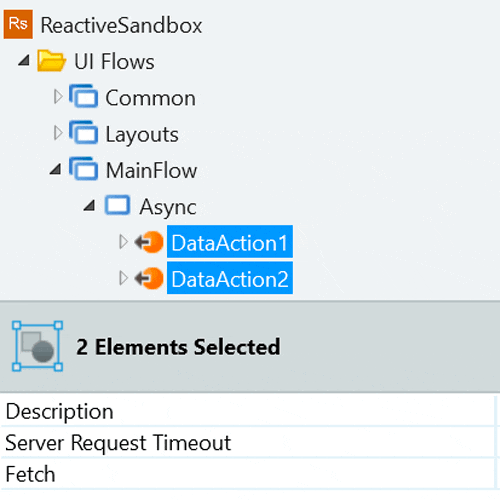 outsystems asynchronous client action
